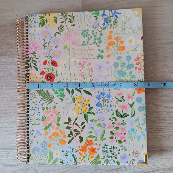 Bloom Planners 2025-2026 Floral Spiral Hard Cover Motivational Monthly Weekly - Picture 15 of 15